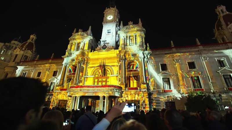 Videomapping Navidad – Ajuntament de València