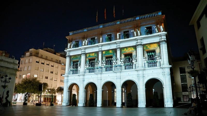 Videomapping Aniversari Porcar Castelló